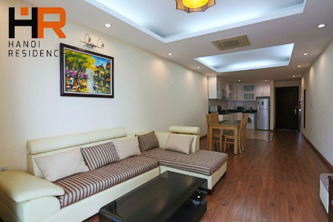 High floor & Bright apartment 02 beds for rent on To Ngoc Van street