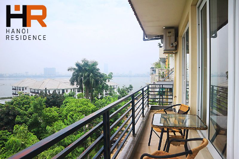 Big balcony & lake view 01 bed apartment for rent near Intercontinental hotel