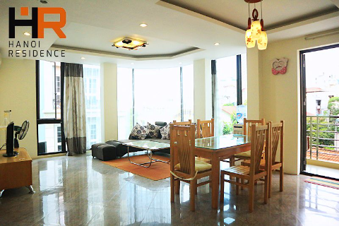 Two bedroom apartment for rent in Truc Bach with balcony & nature light