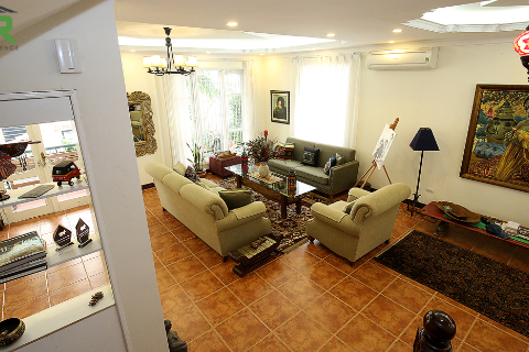 European Style Villa Decorated with 5 Bedrooms and Large Yard for rent in Tay Ho