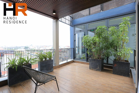 Large balcony apartment 02 bedroom for rent in Tay Ho dist