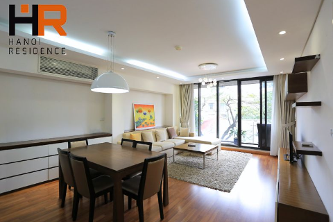 Luxurious apartment for rent in Truc Bach area with service & 2 bedroom