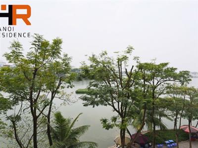 Lake view apartment for rent in Truc Bach area, 2 bedroom & services