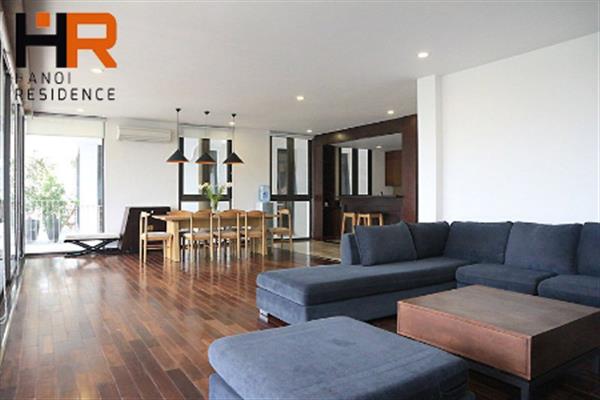 Serviced apartment in Tay Ho 3 bedroom with balcony and lake view