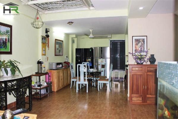 Furnished house for rent in Tay Ho with garage and 4 beds