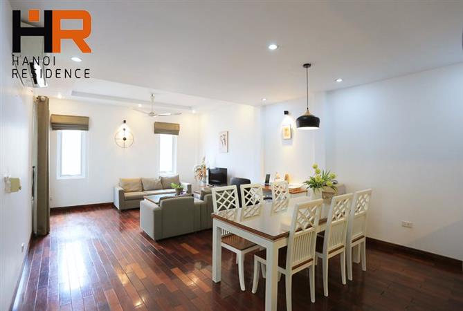 Two bedrooms serviced apartment for rent on Xuan Dieu st