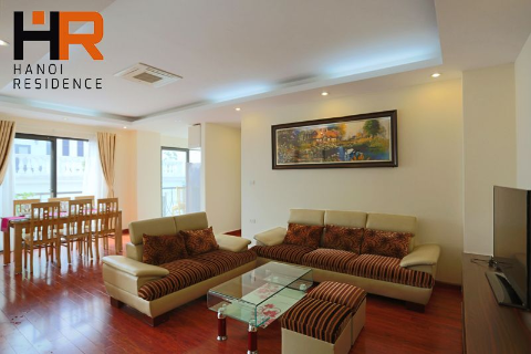 Apartment to rent near Xuan Dieu, 3 bedroom, balcony & natural light