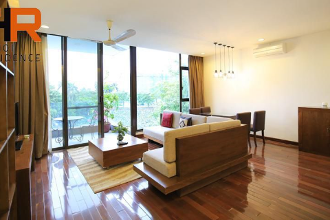 Lovely view apartment for rent in Xom Chua, 2 bedrooms with balcony