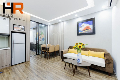 Two bedrooms apartment with new furnished for rent in Xuan Dieu street