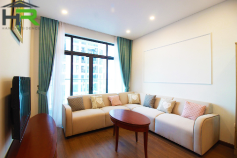 River view 86sqm, fully furnished apartment, 2 bedrooms in Sun Ancora Luong Yen