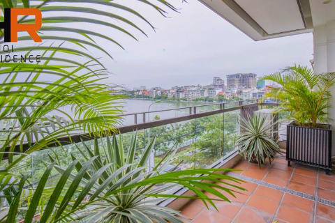 Quality apartment 02 beds with lake view on Xuan Dieu, Tay Ho dist
