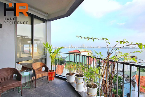 Lake view apartmet 02 beds for rent on Quang Khanh, Tay Ho dist