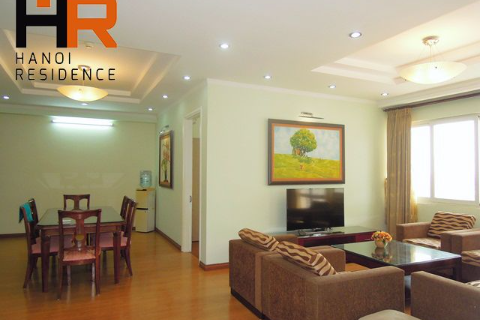 4 bedroom apartment in Ciputra for rent, balcony & quality furniture