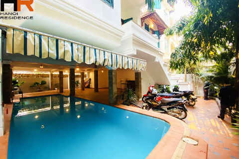 Nice House with Swimming Pool and 5 Bedrooms for rent in Tay Ho