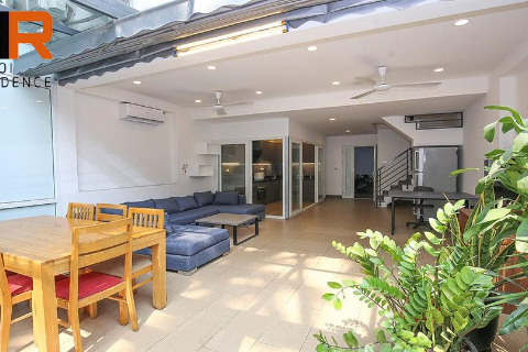 Duplex apartment 03 beds with nice garden on Dang Thai Mai st