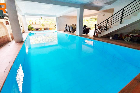 Garden 4-Bedroom Villa with Swimming Pool for rent in Tay Ho