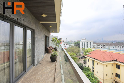 Light filled apartment for rent in Tay Ho, one bedroom with balcony & Lake view