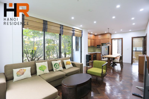 Green view two beds apartment for rent in Quang Khanh st