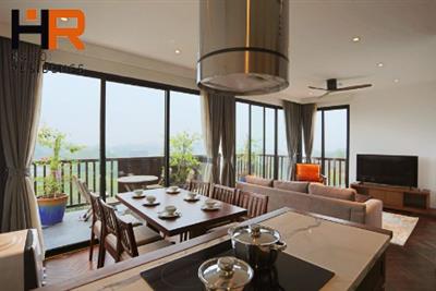 High floor & Big balcony 02 beds apartment on Xom Chua, Tay Ho dist