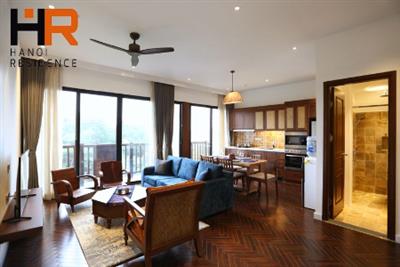 Brand-new 02 beds apartment for rent in Xom Chua, Tay Ho dist