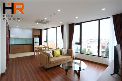 High floor & Lake view 02 bedrooms apartment for rent on Nhat Chieu street