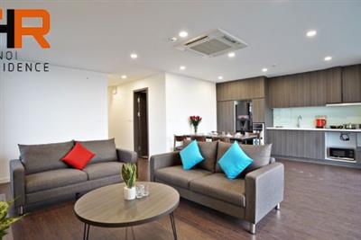 Modern design & High floor apartment 02 beds for rent in Tay Ho dist