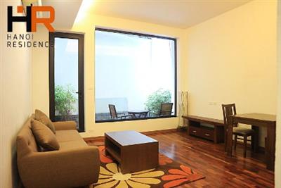 Brand new apartment 02 bedroom with yard in Dang Thai Mai street
