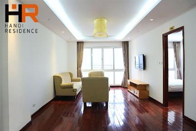 Apartment for rent in Xuan Dieu with balcony, nice view & 3 bedrooms
