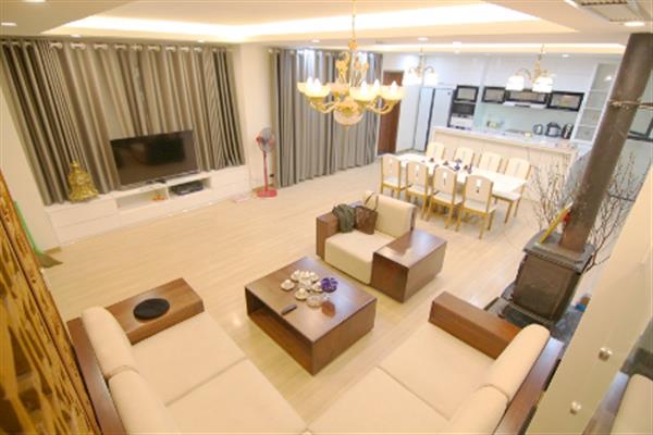 Elegant 3 bedrooms house for rent in Yen Phu Village 