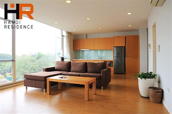 Front Lake apartment for rent in Dang Thai Mai, 2 bedroom & services