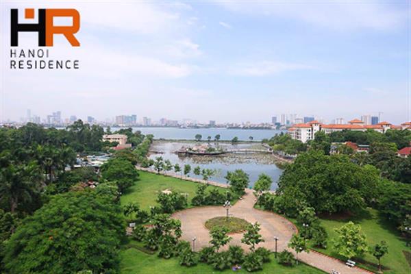 New 3 bedroom apartment for rent in To Ngoc Van with lake view