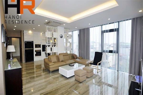 New & modern apartment to rent in Nghi Tam village with 3 bedrooms