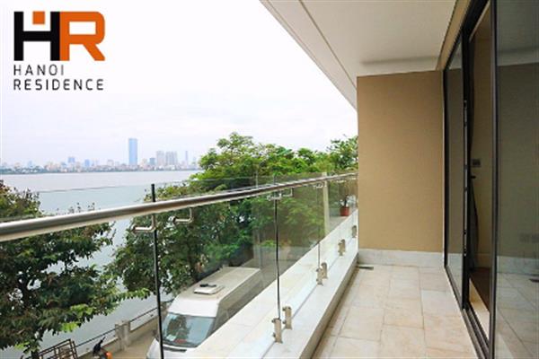 Tay Ho Apartment for rent, one bedroom, balcony & lake view