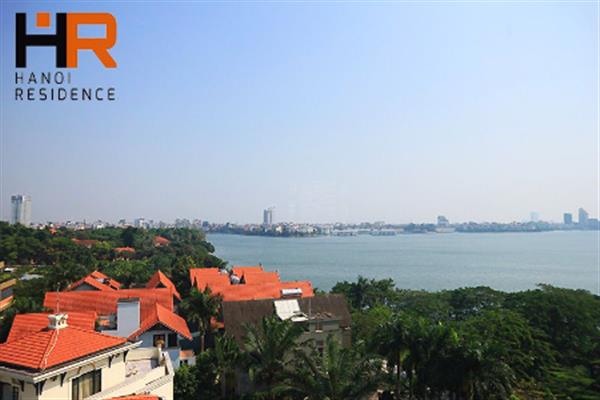 Beautiful lake view apartment 02 bedrooms for rent in Tay Ho district