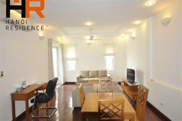 Two bedrooms apartment for rent in Tay Ho with balcony, oven, near the lake