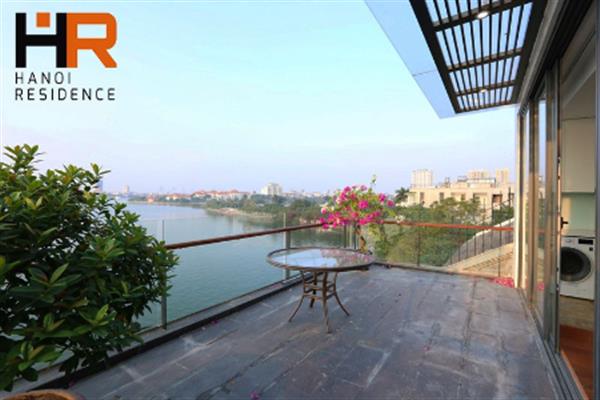 Big balcony & Lake view apartment 01 bed  on Top floor in Tay Ho dist