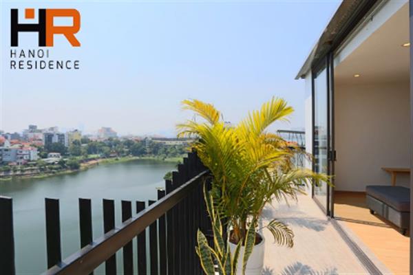 High floor & Lake view 03 bedrooms apartment for rent in Tay Ho dist