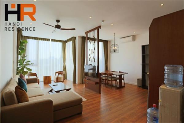 Nice view apartment with service & 3 bedroom for rent in Dang Thai Mai