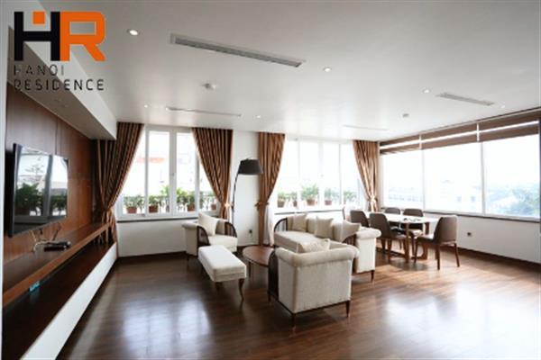 Top floor & Lake view 02 beds apartment for rent in Tu Hoa street