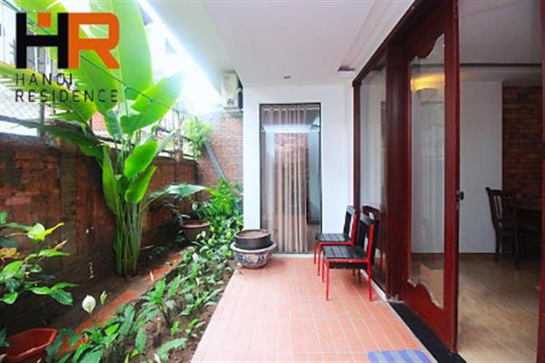 Small yard apartment for rent in Dang Thai Mai with 2 bedrooms