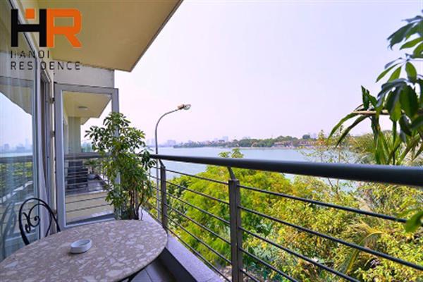 Front Lake View apartment 02 bedroom with nice balcony in Tay Ho dist