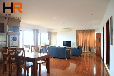 Spacious Apartment 02 bedroom for rent in Tay Ho, balcony, terrace & lake view