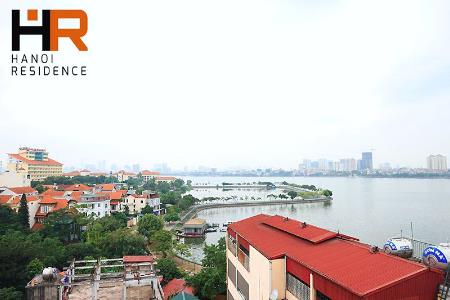 Big balcony & lake view 02 bedroom apartment for rent in Tay Ho district