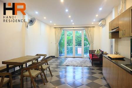 Lake view apartment in Yen Phu village with one bedroom, near shops