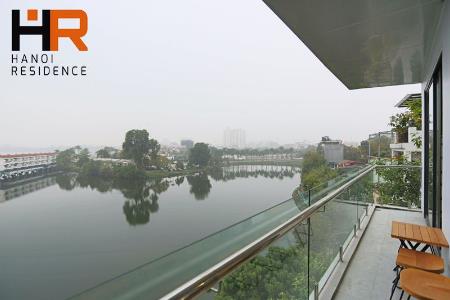Beautiful Lake view 01 bedroom apartment with lager balcony on Yen Phu village