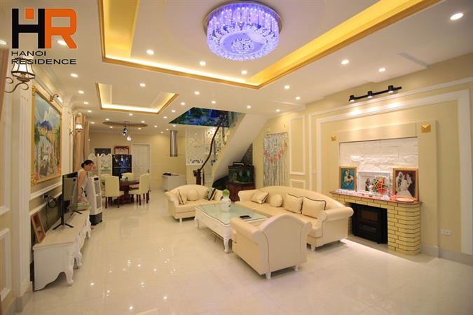 Spacious 2- floor house with nice design and full furniture for rent in Tay Ho 