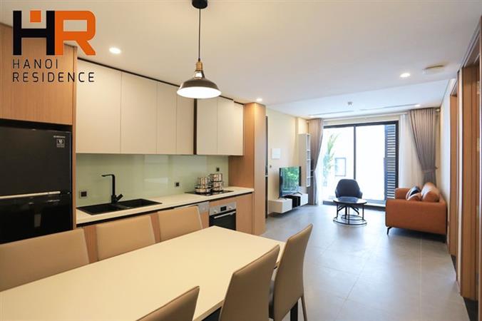 Brand-new & Fully furnished 03 beds apartment for rent on Tay Ho street
