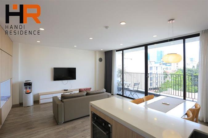 Big balcony & Lake view 02 beds apartment with nature light in Tay Ho dist