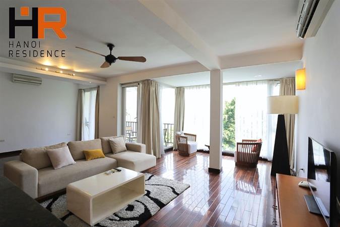 Two bedrooms apartment for rent on Dang Thai Mai st, Lake view & serviced