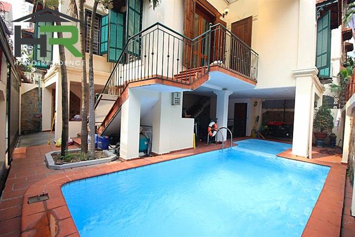 French style house in To Ngoc Van - Tay ho with pool and 5 bedrooms
